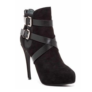Charles by Charles David Black Suede Fame Bootie